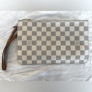 Louis Vuitton Damier Azure Neverfull MM Pouch
